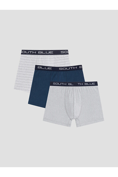 LC Waikiki Quality Parts from Çelebi Store Cotton Flexible Men's Boxer 3-Pack