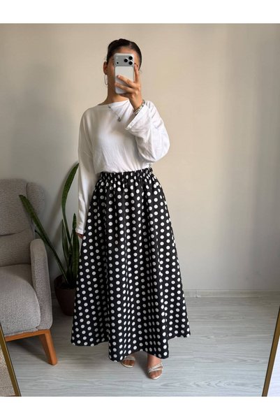 HEWANK Women's Lined Long Skirt