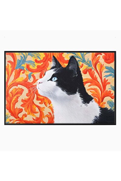 Luxcanva Tablou Canvas Vis Ornamental 150x100 cm cu Rama Negru Vis Ornamental...