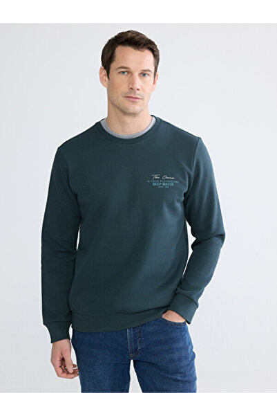 LC Waikiki Quality Parts from Çelebi Store Zero Roba Yaka Men's Thick Sweatshirt