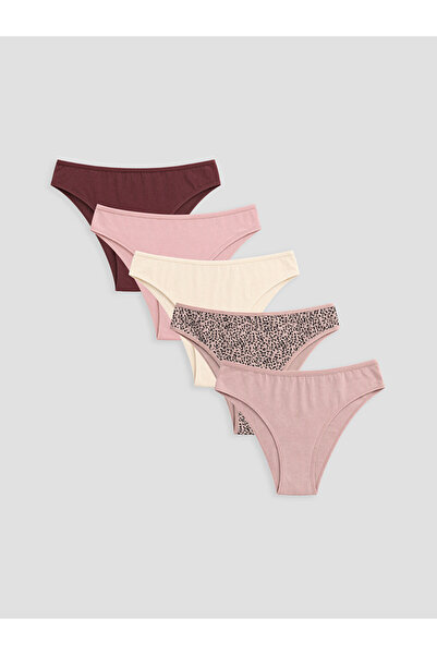 LC Waikiki I Leopard Embroidered Brazilian Panties 5-Pack from Freezen Store