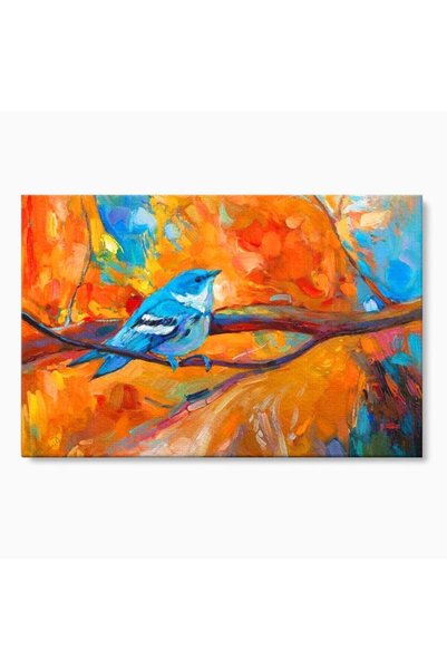 Luxcanva Tablou Canvas Vestitoarea Toamnei 150x100 cm pe Sasiu Lemn Vestitoar...