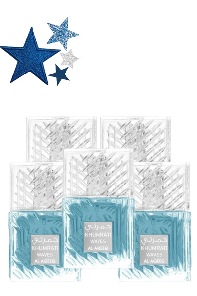 Al aqeeq 5 Pieces Khumrati Waves Perfume 100ML