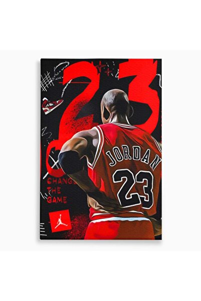Luxcanva Tablou Canvas Jordan23 100x150 cm pe Sasiu Lemn Jordan23 Room Baschet