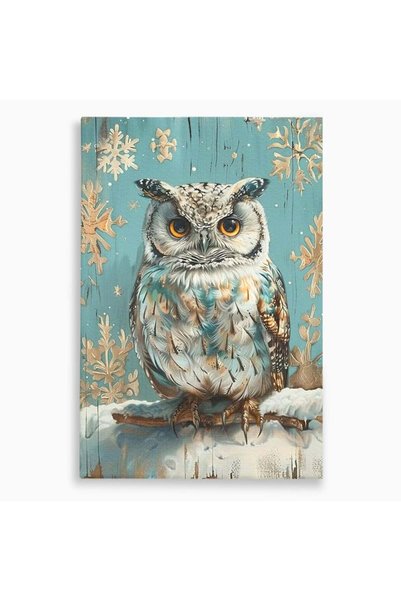 Luxcanva Tablou Canvas Strajerul Iernatic 40x60 cm pe Sasiu Lemn Strajerul Ie...