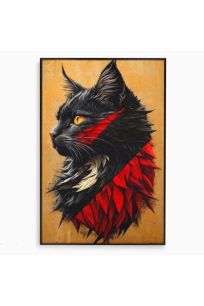Luxcanva Tablou Canvas Dinastia Rosie 80x120 cm cu Rama Negru Dinastia Rosie ...