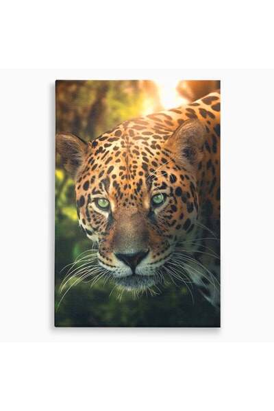 Luxcanva Tablou Canvas Felina din Umbra 100x150 cm pe Sasiu Lemn Felina din U...