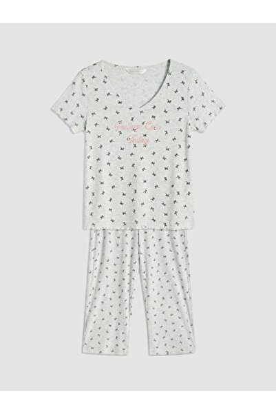 LC Waikiki Sparkling Choices from Shining Store V Planting Bow Printed Women'...