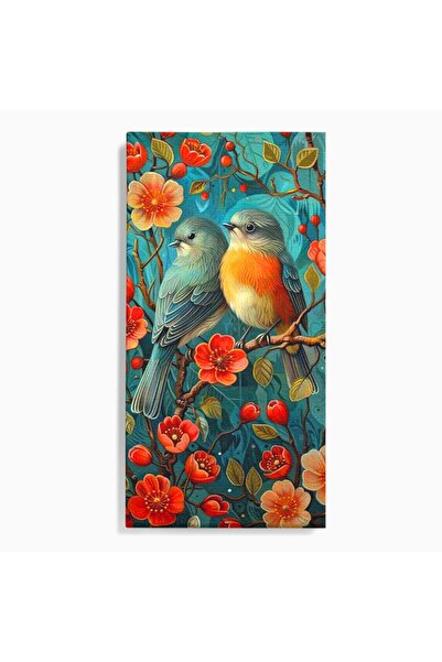 Luxcanva Tablou Canvas Muguri de Iubire 60x120 cm pe Sasiu Lemn Muguri de Iub...
