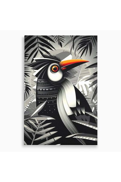 Luxcanva Tablou Canvas Fragment Totemic 80x120 cm pe Sasiu Lemn Fragment Tote...