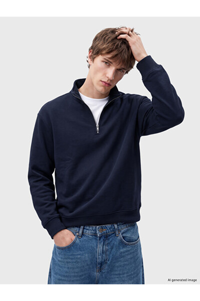 LC Waikiki Sparkling Choices from Shining Store Thick Sweatshirt with High Co...