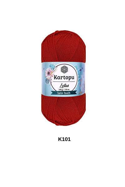 hobi dünyası evim 1 Piece Kartopu Lotus 100 Grams 350 Yards Microfiber Anti-P...