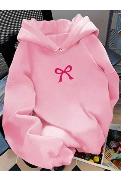 ZEMLİYA Modexa Unisex Hoody Pink Kangaroo Pocket Thick Fabric Oversize Hooded...
