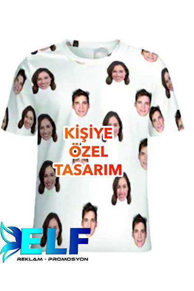 ELF REKLAM Kişiye Özel Resimli t-shirt baskılı t-shirt