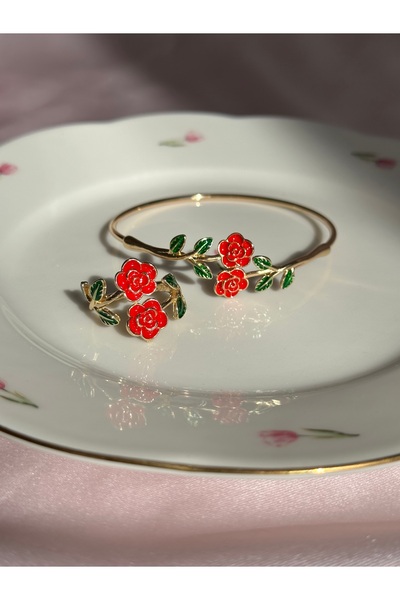 Home Gül Yüzük Bilezik Seti