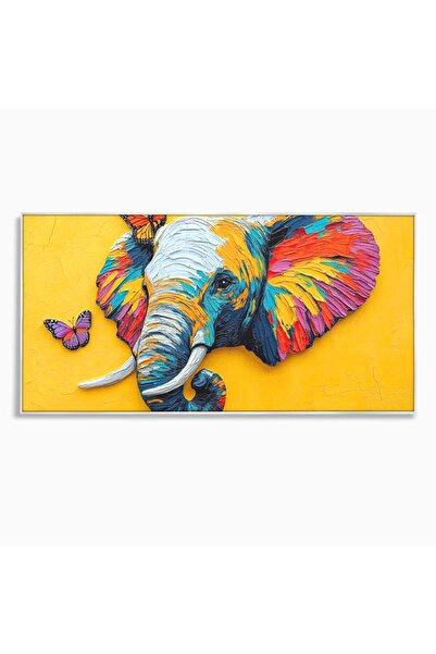 Luxcanva Tablou Canvas Reverie Exotica 140x70 cm cu Rama Argintiu Reverie Exo...