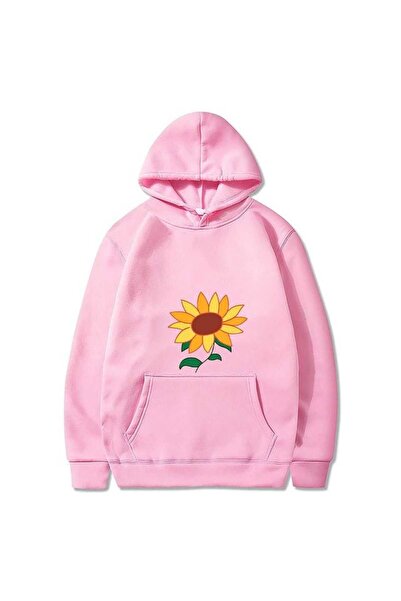 ZEMLİYA Modexa Unisex Hoody Pink Kangaroo Pocket Thick Fabric Oversize Hooded...