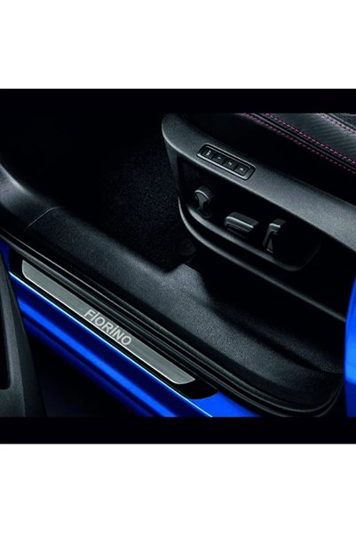 ueskrom Fiat Fiorino Uyumlu Luxury Krom Kapı Eşik Koruması 4 Parça