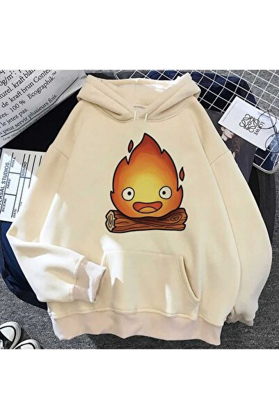 classy moda Unisex Beige Oversize Hooded Sweatshirt with Kangaroo Pocket, 3 T...