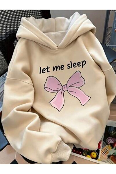 classy moda Unisex Beige Streetwear Oversize Hooded Casual Cotton Sweatshirt ...