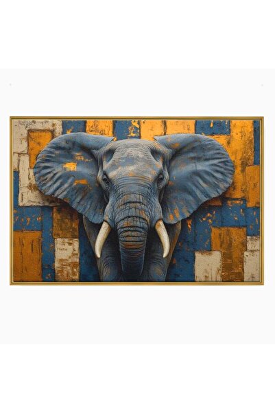 Luxcanva Tablou Canvas Straturi de Poveste 70x50 cm cu Rama Auriu Straturi de...