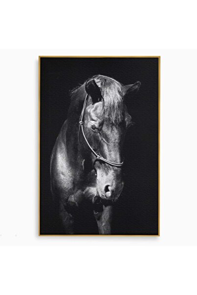 Luxcanva Tablou Canvas Eleganta in Umbre 70x100 cm cu Rama Auriu Eleganta in ...
