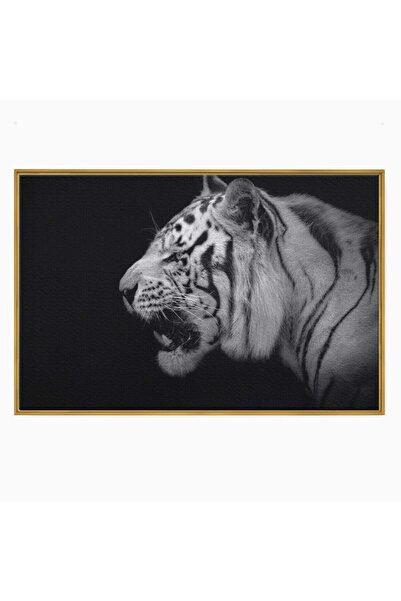 Luxcanva Tablou Canvas Vanatorul din Umbra 150x100 cm cu Rama Auriu Vanatorul...