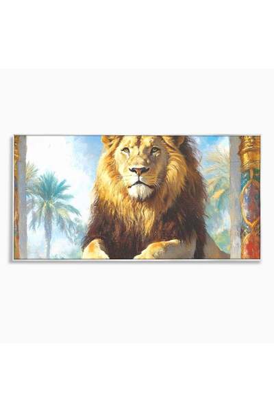 Luxcanva Tablou Canvas Coroana Eterna 120x60 cm cu Rama Argintiu Coroana Eter...