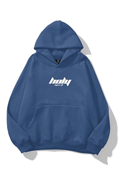 Co Trendiz Unisex 101 Holy Spirit Sweatshirt İndigo
