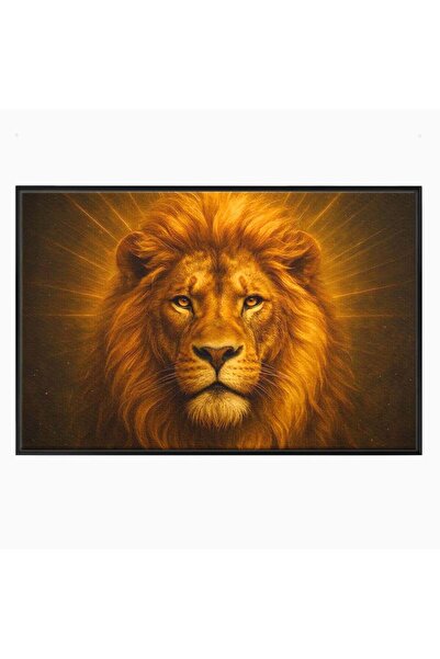 Luxcanva Tablou Canvas Glorie de Foc 70x50 cm cu Rama Negru Glorie de Foc Lum...