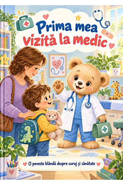 Casuta cu Minuni Carte- Prima mea vizită la medic