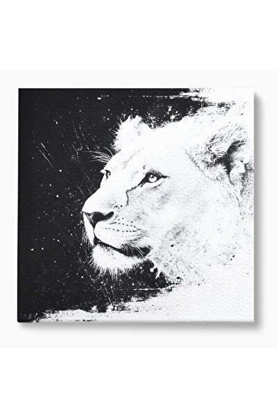 Luxcanva Tablou Canvas Regina Junglei 70x70 cm pe Sasiu Lemn Regina Junglei L...