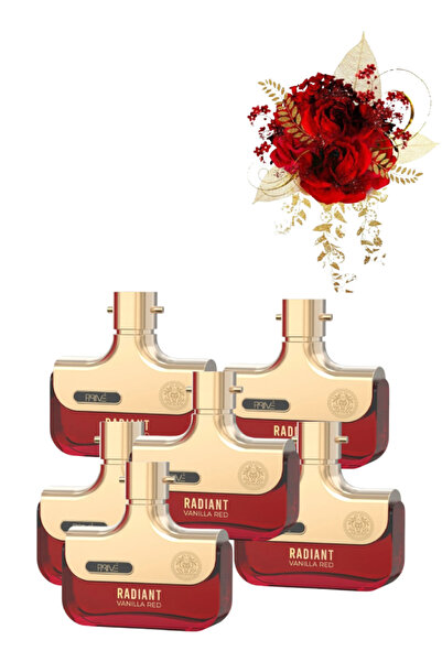 Prive 6 Pieces Radiant Vanilla Red Perfume 100ML