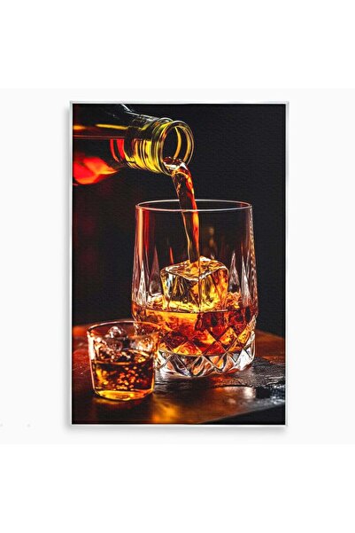 Luxcanva Tablou Canvas Clipa de Rasfat 70x100 cm cu Rama Argintiu Clipa de Ra...