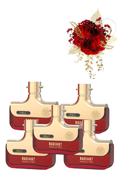 Prive 5 Pieces Radiant Vanilla Red Perfume 100ML