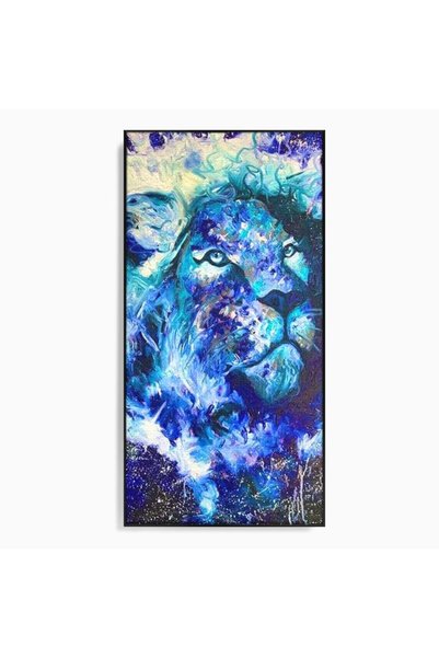 Luxcanva Tablou Canvas Stralucire Cosmica 50x100 cm cu Rama Negru Stralucire ...