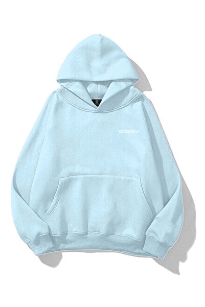Co Trendiz Unisex 303 Essential Sweatshirt Açık Mavi