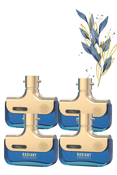Prive 4 Pieces Radiant Fresh Spice Perfume 100ML