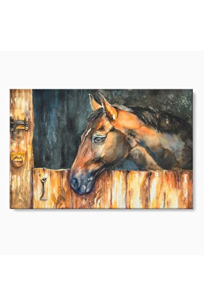 Luxcanva Tablou Canvas In Linistea Hambarului 70x50 cm pe Sasiu Lemn In Linis...
