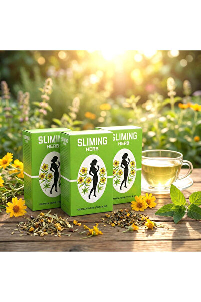 Slimming Herb Sliming Herb Tea by German Herb (Thai) & Co – 50 Tea Bags | BUY 2 GET 1 OFFER