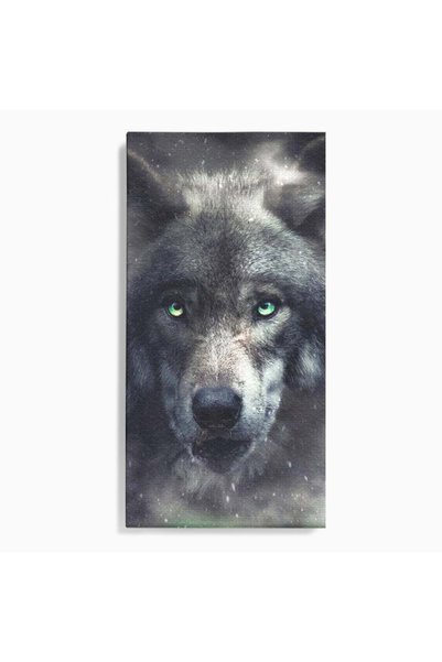 Luxcanva Tablou Canvas Privire de Smarald 60x120 cm pe Sasiu Lemn Privire de ...