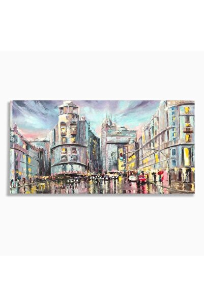 Luxcanva Tablou Canvas Avenue in Lumina 120x60 cm pe Sasiu Lemn Avenue in Lum...