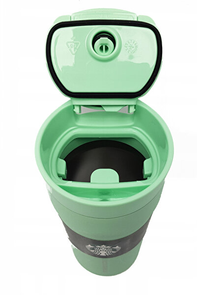 Starbucks Paslanmaz Çelik Termos - Turkuaz - 473 ml