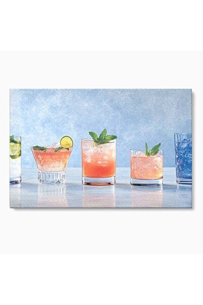 Luxcanva Tablou Canvas Parada Cocktailurilor 60x40 cm pe Sasiu Lemn Parada Co...