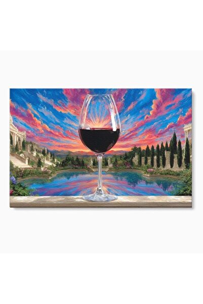 Luxcanva Tablou Canvas Paharul Dorintelor 100x70 cm pe Sasiu Lemn Paharul Dor...