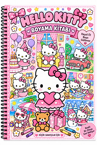Chuwall Hello Kitty Temalı Boyama Defteri