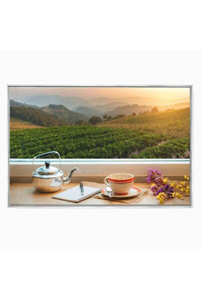 Luxcanva Tablou Canvas Pagina de Jurnal 120x80 cm cu Rama Argintiu Pagina de ...