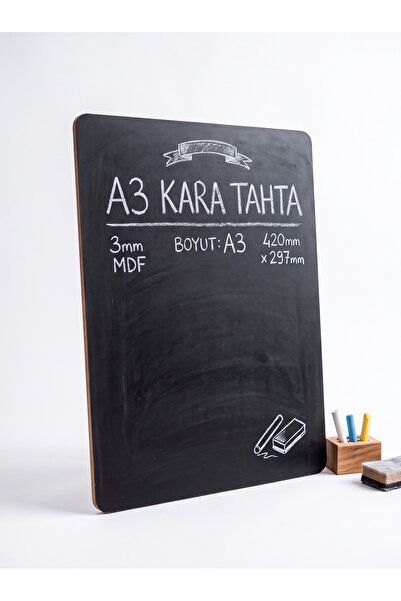 Rapithwin A3 Kara Tahta Yazı ve Not Tahtası, 30x42 cm