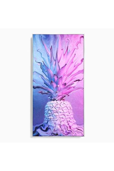 Luxcanva Tablou Canvas Furtuna Exotica 70x140 cm cu Rama Argintiu Furtuna Exo...