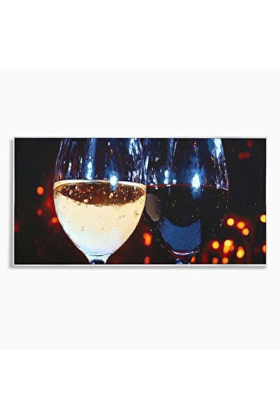 Luxcanva Tablou Canvas Magia Serilor Tarzii 140x70 cm cu Rama Argintiu Magia ...